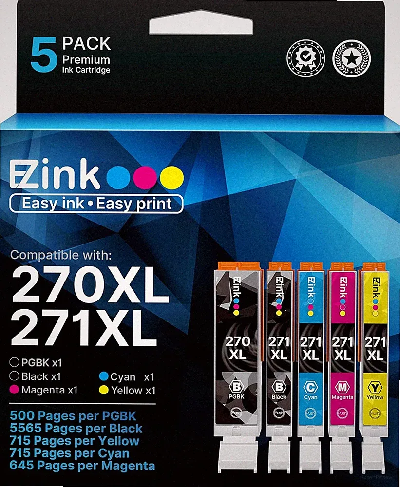 270XL 271XL Printer Ink Compatible for Canon PGI-270XL CLI-271XL Ink Cartridges