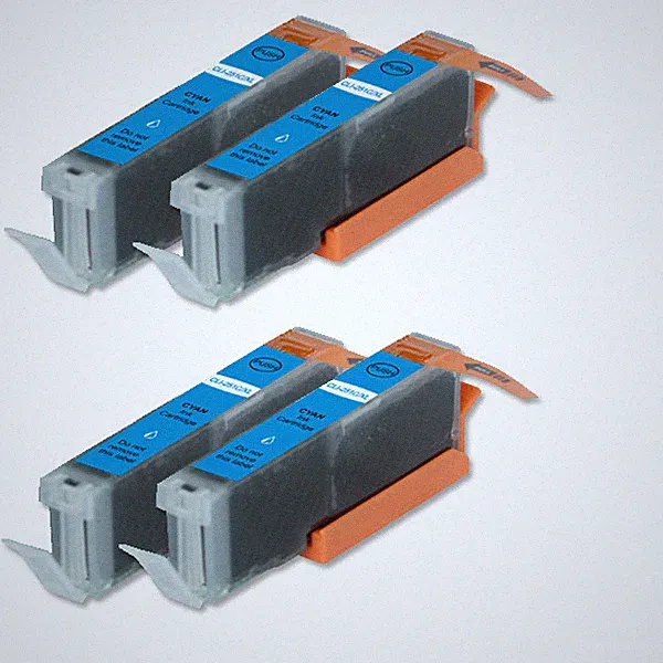 4 New Cyan Printer Ink Compatible for 271 XL Pixma MG6821 MG6822 TS5020 TS6020