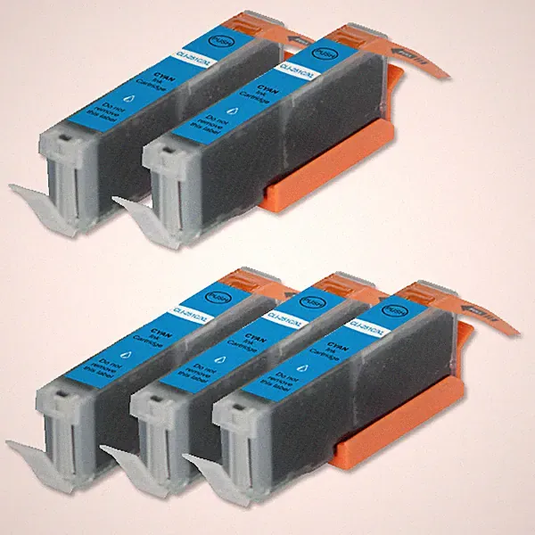 5 New CYAN Printer Ink for Canon Series CLI-271 XL MG6821 MG6822 MG7720