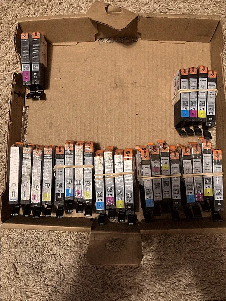 Cannon CLI 271 CYMBK 6 Packs Of 4 Open Box Ink Cartridge