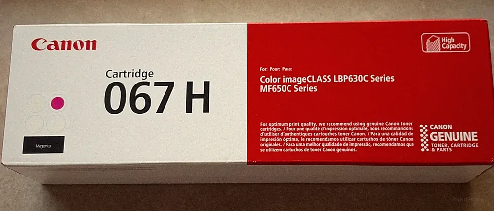 Canon 067 H Magenta Laser Cartridge For Color imageCLASS LBP630C Series SEALED