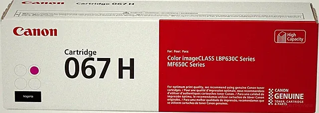 Canon Genuine 067 Magenta Toner Cartridge High Capacity Compatible with LBP633Cd