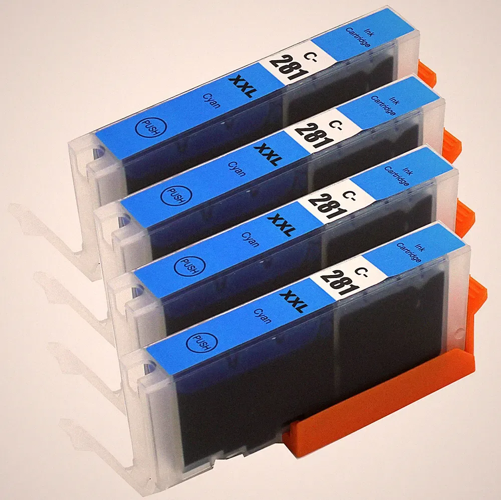 CYAN Printer Ink for Canon CLI-281 XXL Pixma TR8620 TR8622 TS702 TS9521C + chip