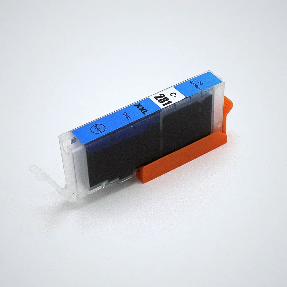 CYAN Printer Ink for Canon CLI-281 XXL Pixma TS6120 TR7520 TS9520 TS8320 + chip
