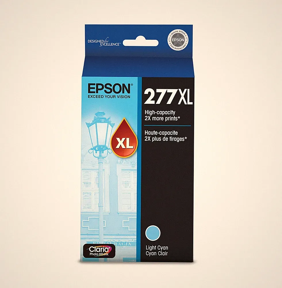 Epson Light Cyan Inkjet Printer Ink for XP Series Professional Photo Quality