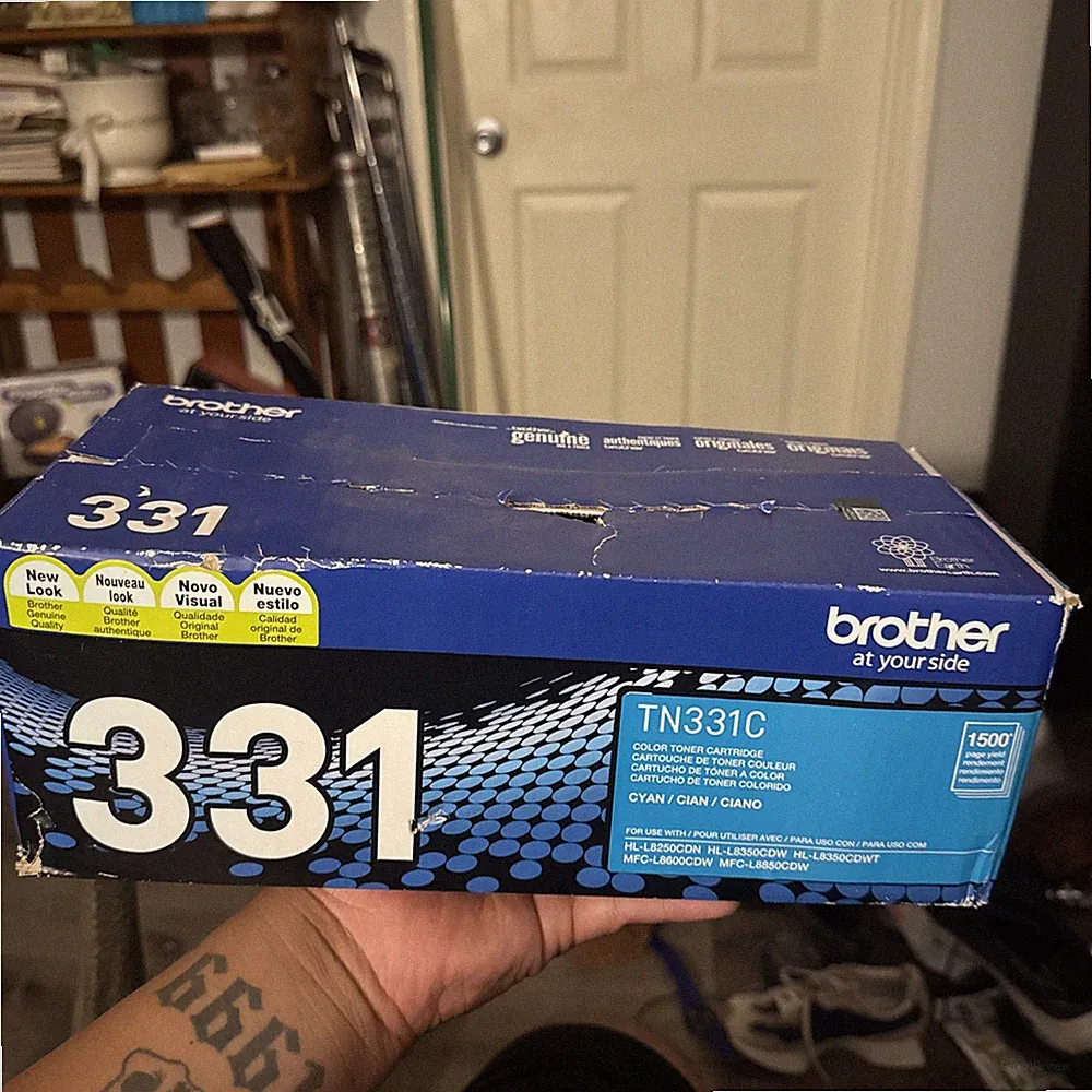 Genuine Brother TN331C Cyan Laser Toner Cartridge Sealed Box Printer Ink