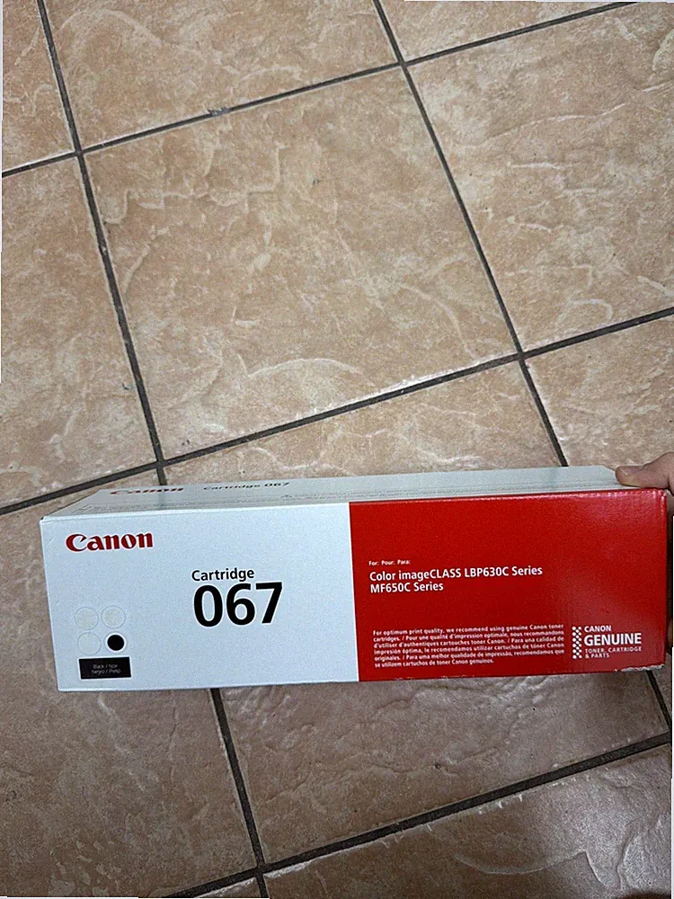 Genuine Canon 067 OEM Black Toner Cartridge Laser LBP630C, MF650C, NEW! Sealed!