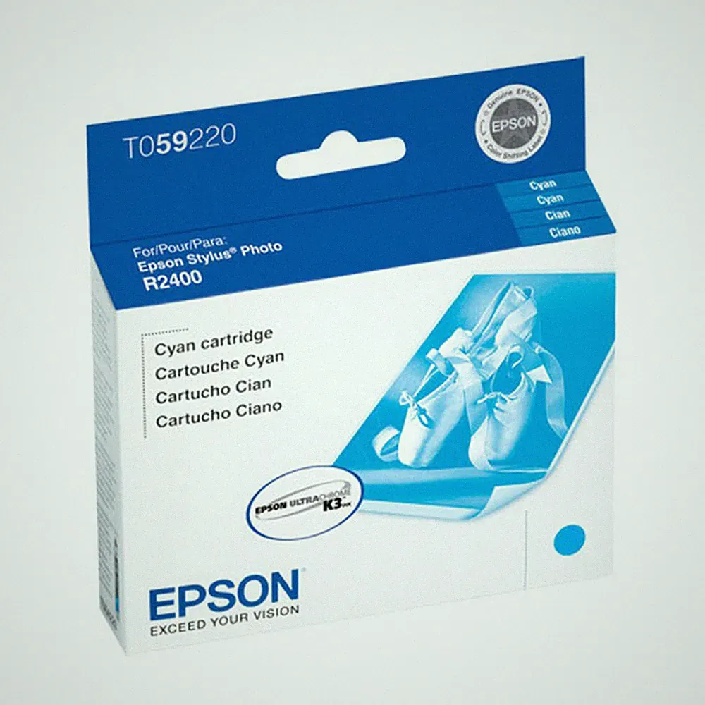 Genuine Epson 59 T0592 Cyan Ink Cartridge for Stylus Photo R2400