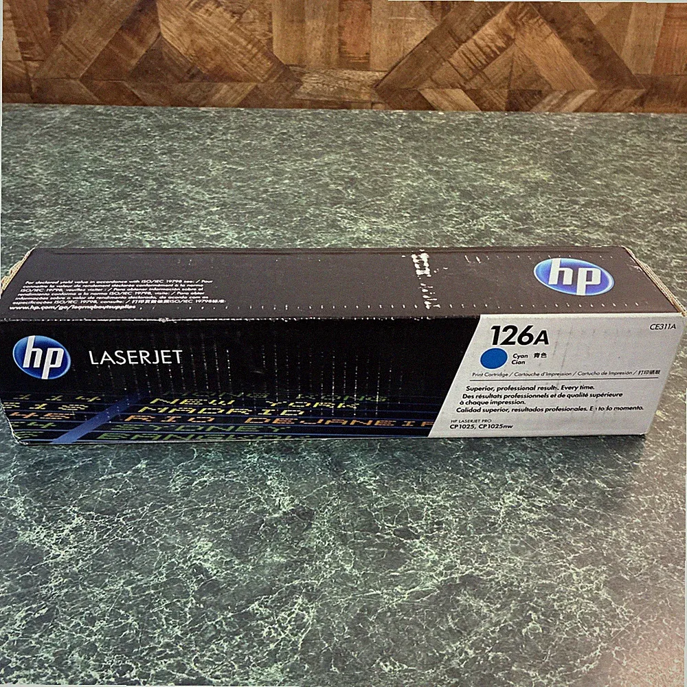 New - Genuine HP CE311A / 126A Cyan Toner Cartridge Sealed Printer Ink 126A Blue