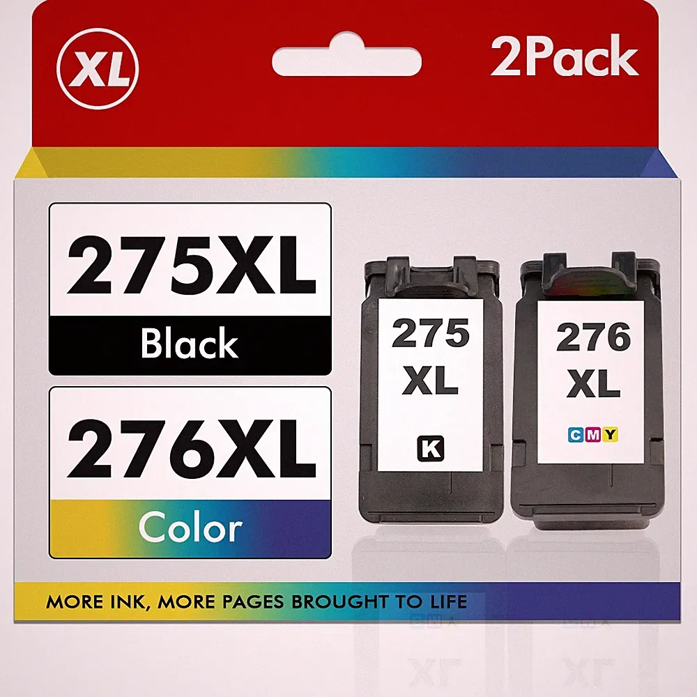 PG-275XL CL-276XL Ink Cartridges for Canon Pixma TR4722 TR4700 TS3722 TS3522 Ink