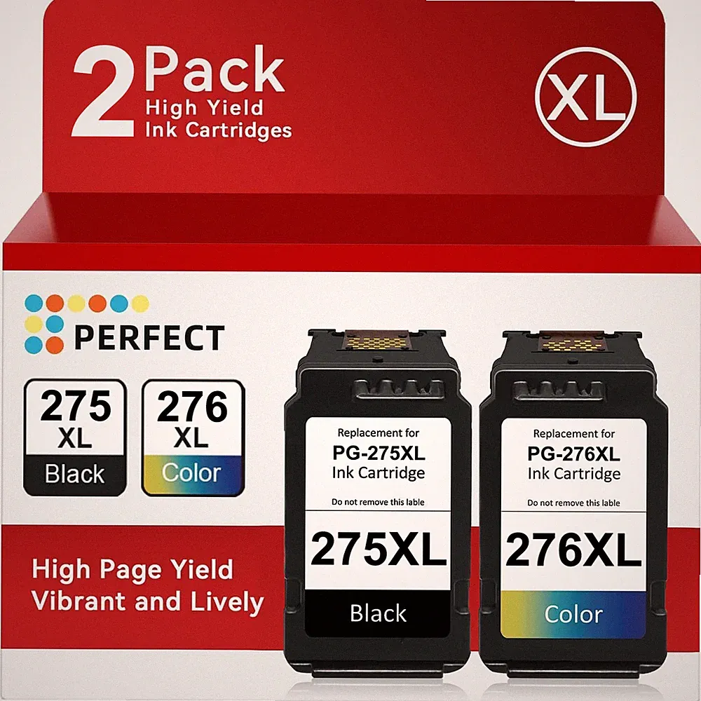 PG-275XL CL-276XL Ink Cartridges for Canon Pixma TS3722 Ink TS3720 TR4700 TS3522